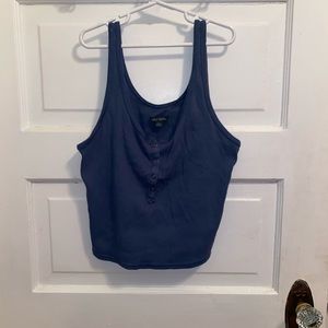 Navy blue tank top